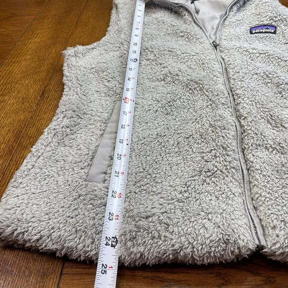 Patagonia Womens Los Gatos Fleece Zip Vest Gray Large - Picture 6 of 7